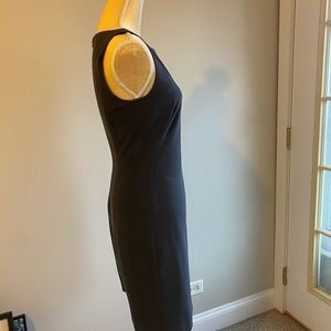 Flattering Theory Wool blend Charcoal Sheath dress Size 6